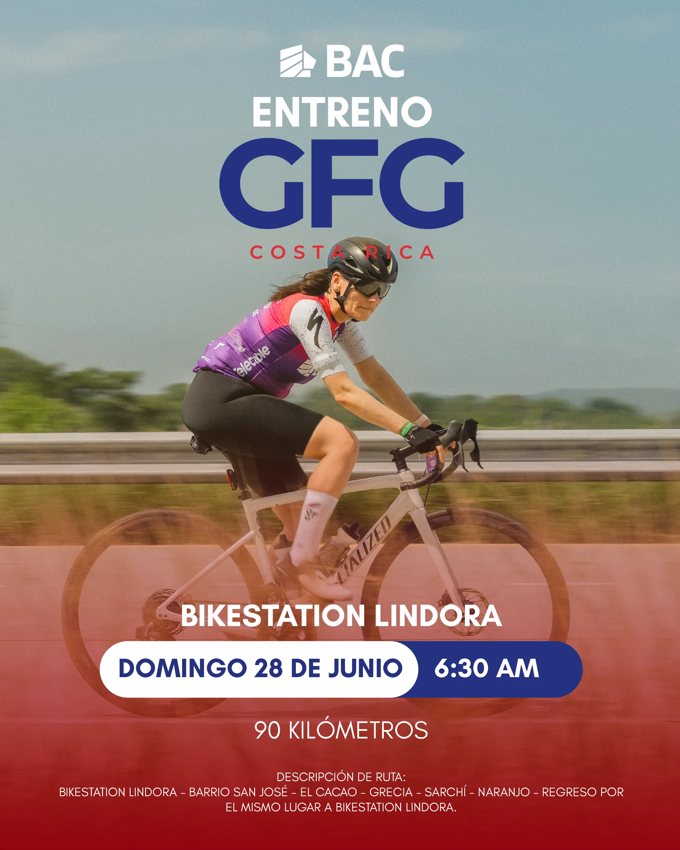Imagen de Entrenamiento Gran Fondo Guanacaste Lindora